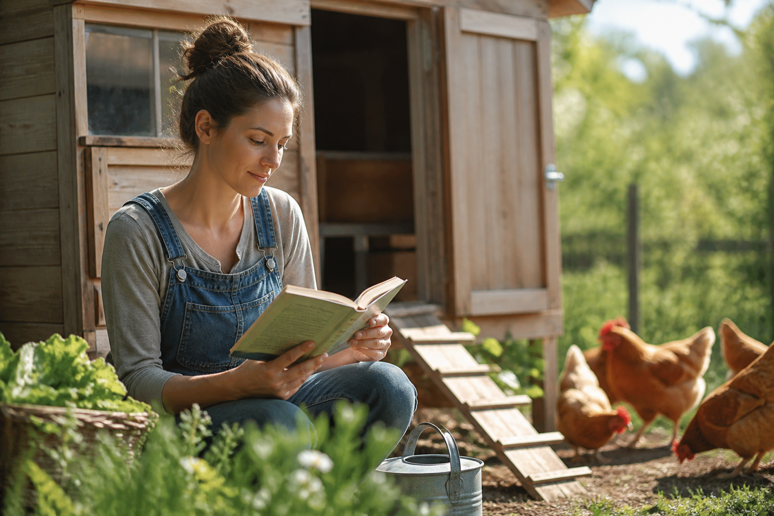 Apprendre à élever des poules pondeuses avant de les accueillir