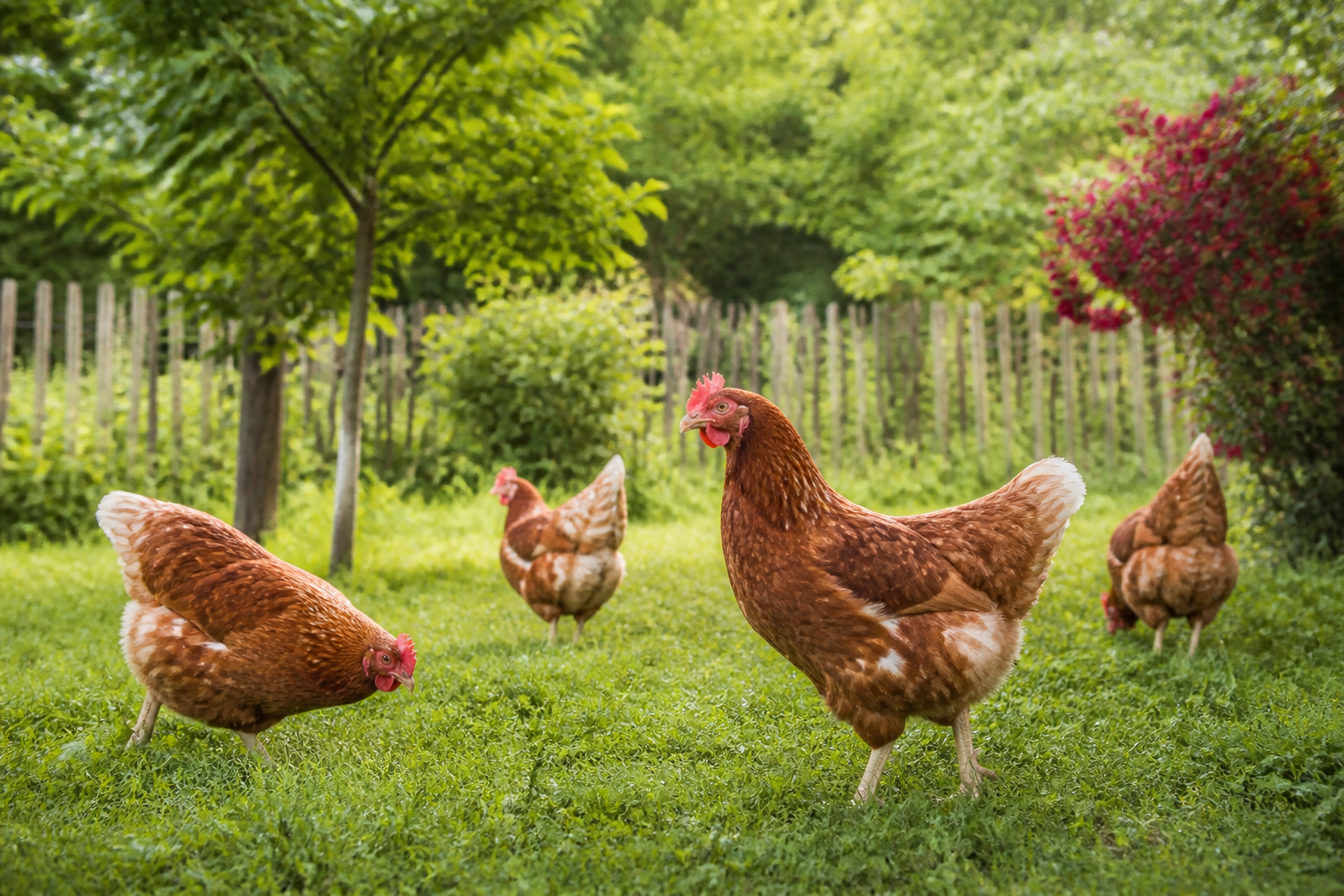 Poules au jardin — les foyers cités sont en Maine-et-Loire, surtout des canards