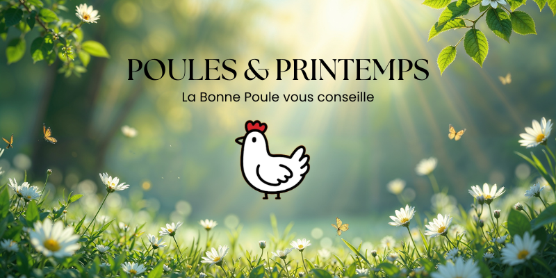 Poules et printemps : préparer le poulailler et l'enclos pour la belle saison